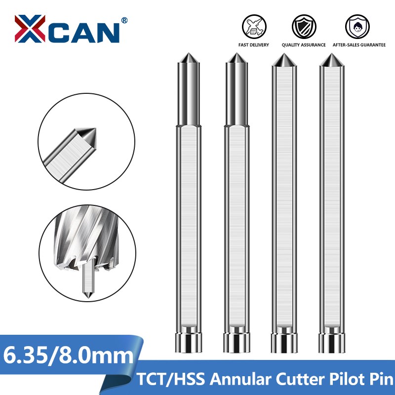 Pilot Pin For Annular Cutter Center Pin - XCAN 6.35/8mm TCT Annular Cutter Pilot