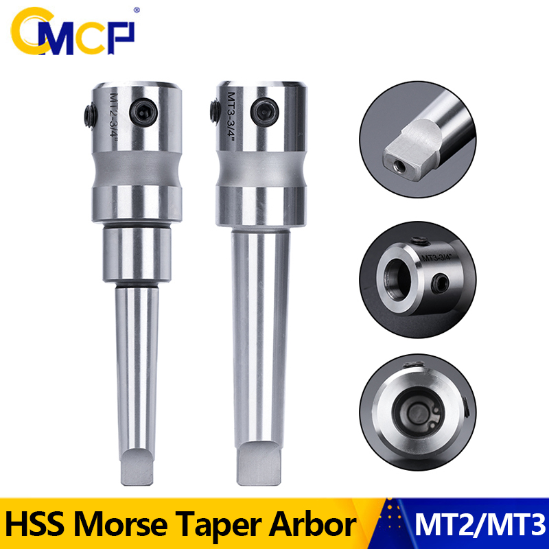 Annular Cutter Arbor Morse Taper Mt2 Mt3 - CMCP 3/4 Inch Morse Taper Arbor