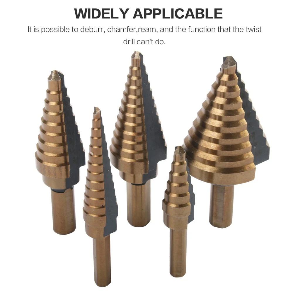 Step Drill Bit Set 50 Sizes In - Step Drill Bit Set Titanium Hss Cobalt ulasan dan harga