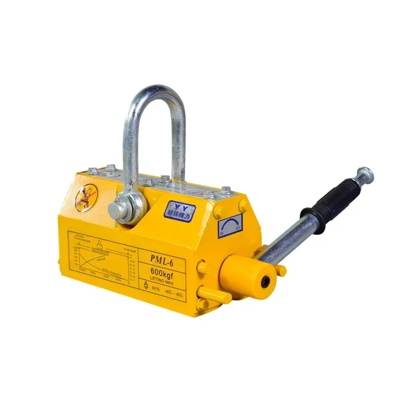 Hot Sales600Kg Steel Permanent - Magnetic Lifter Permanent Crane Hoist 600Kg ulasan dan harga