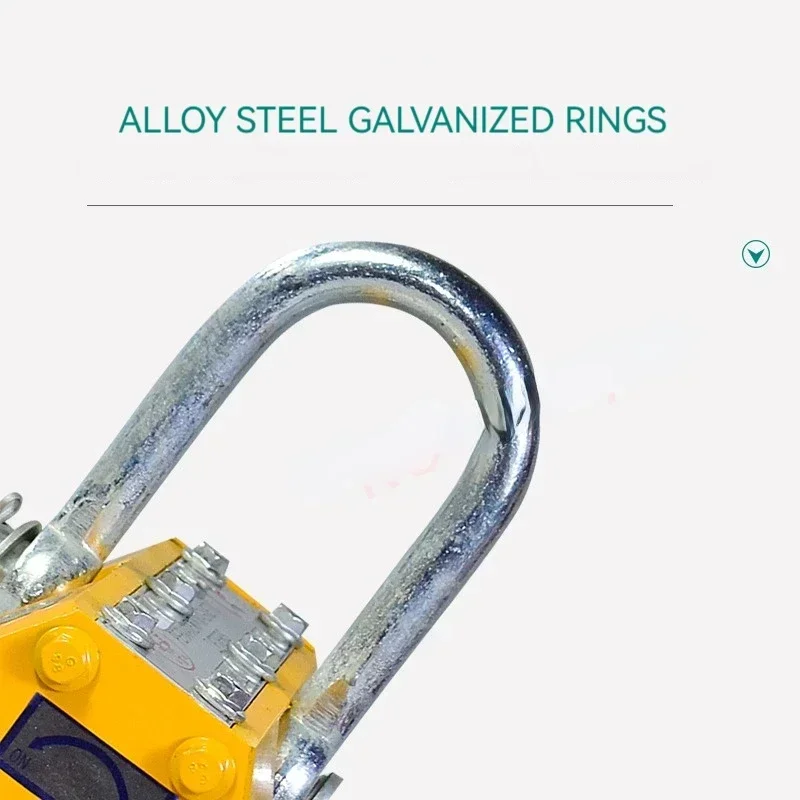 Hot Sales600Kg Steel Permanent - Magnetic Lifter Permanent Crane Hoist 600Kg ulasan dan harga