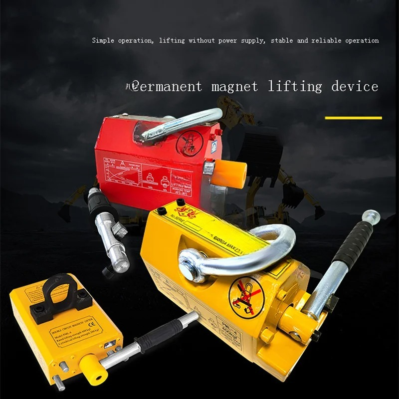 Steel Magnetic Lifter Heavy Du - Magnetic Lifter Permanent Crane Hoist 600Kg ulasan dan harga