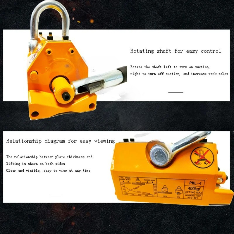 Steel Magnetic Lifter Heavy Du - Magnetic Lifter Permanent Crane Hoist 600Kg ulasan dan harga