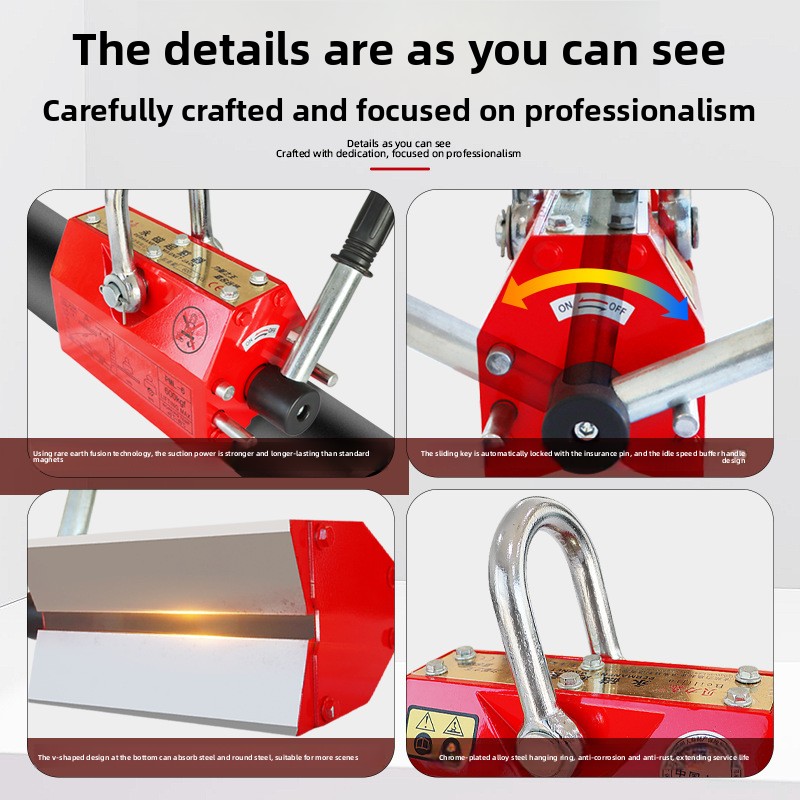 New Condition 600kg Steel Magn - Magnetic Lifter Permanent Crane Hoist 600Kg ulasan dan harga