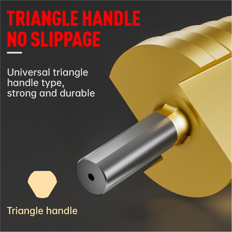 HUHAO 3PCS M35 Contains Cobalt - Step Drill Bit Set Titanium Hss Cobalt ulasan dan harga
